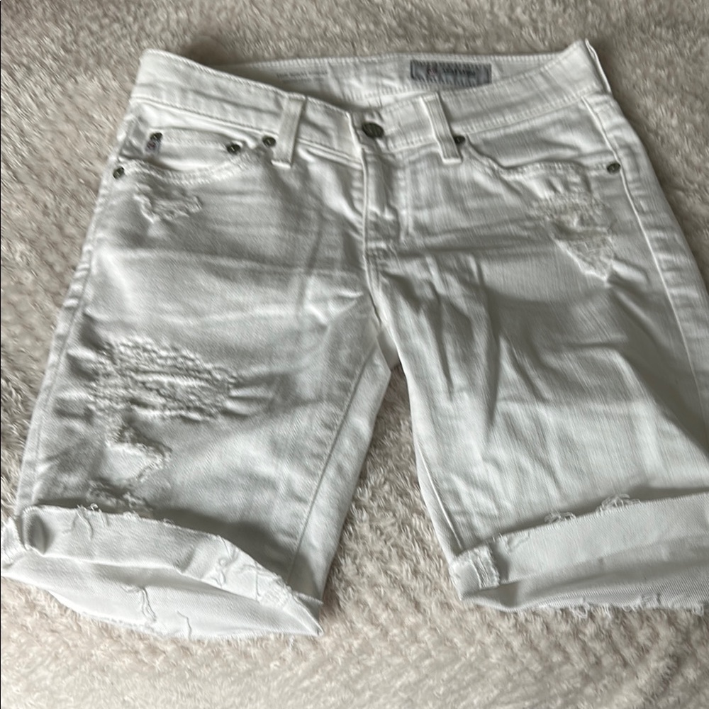 AG Nikki Jean Short White - Sz 25